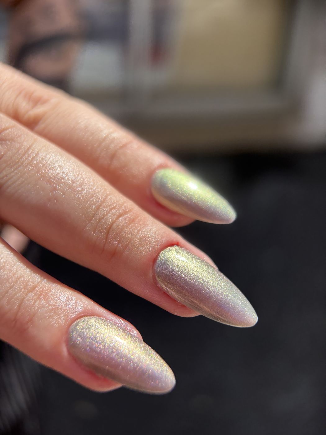 Chrome holographique nacré