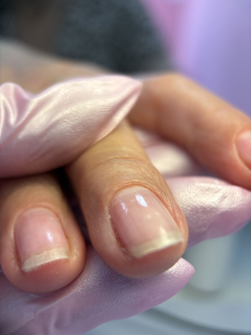 Ongles naturels avant soin